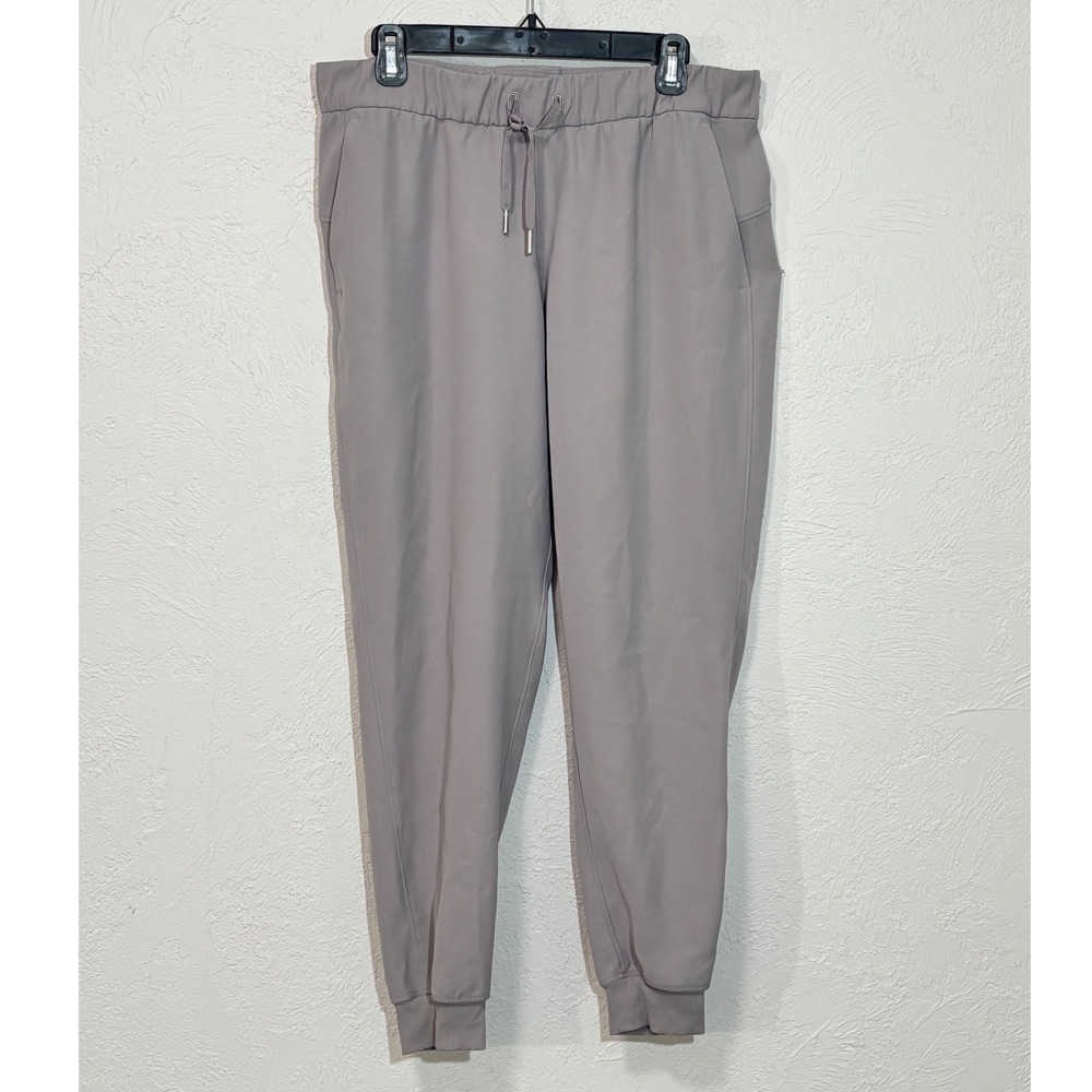 Lululemon On the Fly Joggers Womens 10 Grey Luxtreme Activewear Pants